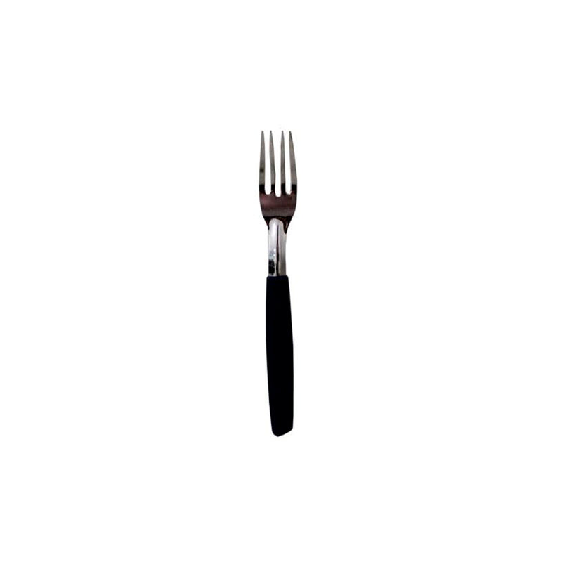 Garfo mesa cabo plastico preto martinazzo 19CM