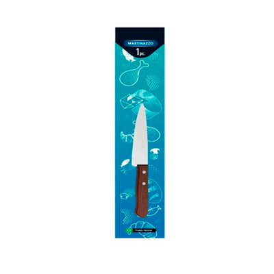 FACA PEIXEIRA 5 INOX CABO MADEIRA - MARTINAZZO