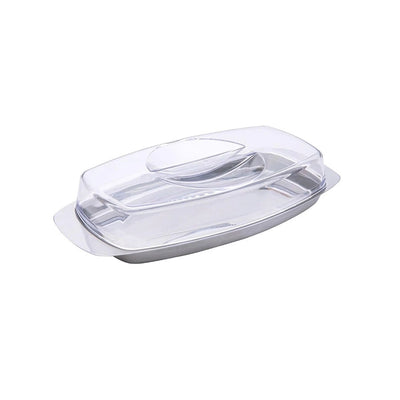 Manteigueira Inox Com 02 Peças - Martinazzo