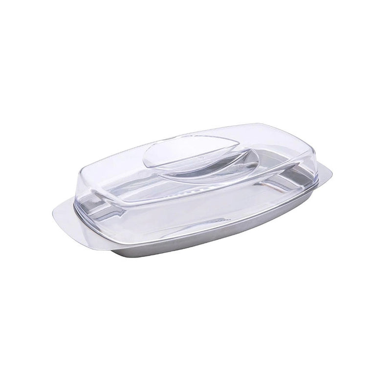 Manteigueira Inox Com 02 Peças - Martinazzo