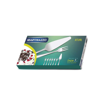 Conjunto Para Bolo 7 Peças Linha Atual Aço inox Martinazzo