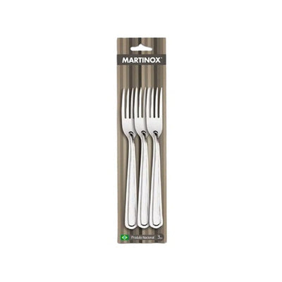 Jogo de Garfos de Mesa Inox 03 Peças Linha Verão - Martinazzo