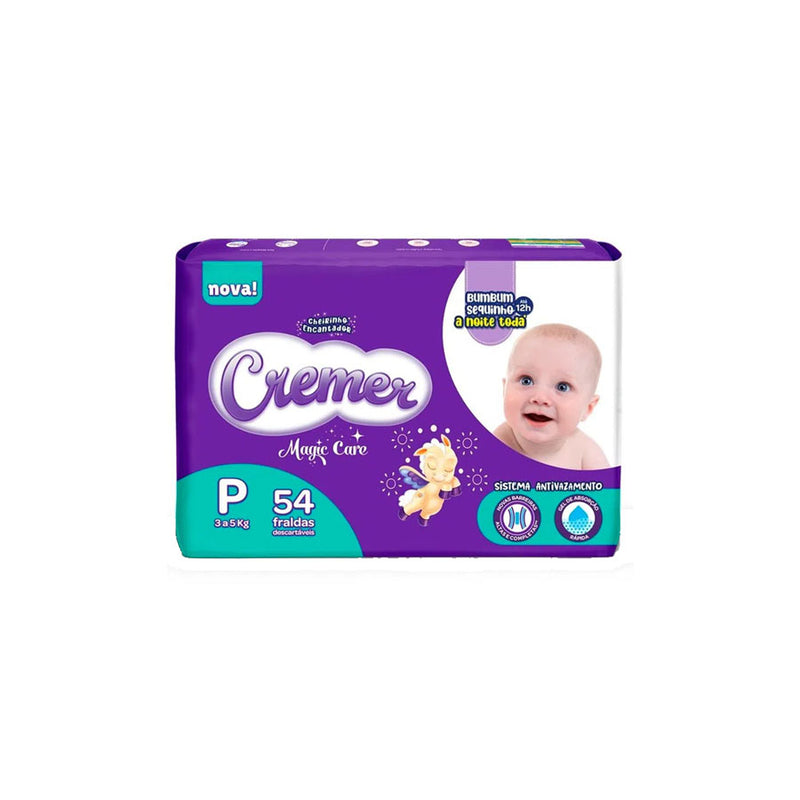 Fralda Infantil Cremer Mega P 54 Unidades