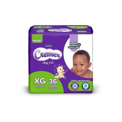 FRALDA Cremer Mega  Infantil XG 36 UNIDADES