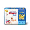 Fralda Turma Da Mônica Baby Mega P Com 62unidades