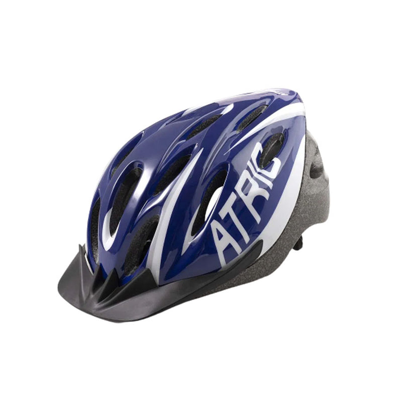 Capacete Mtb 2.0 Azul e Branco Tamanho G com Led - BI167