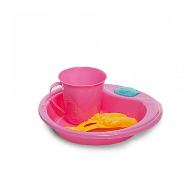 Kit Alimentação: Pratinho Urso, Caneca e Colheres