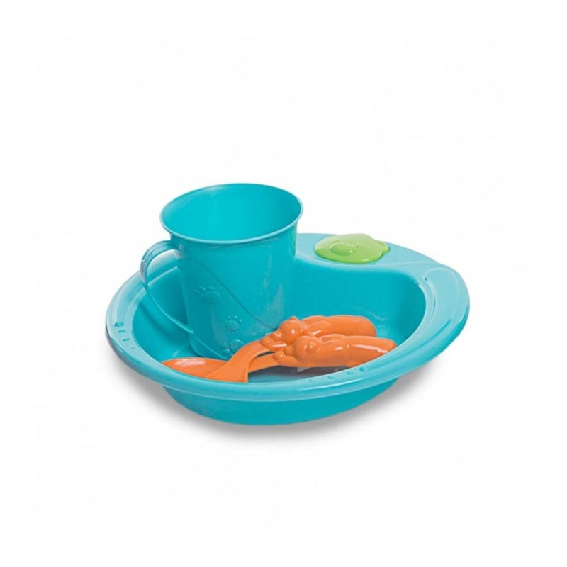 Kit Alimentação: Pratinho Urso, Caneca e Colheres