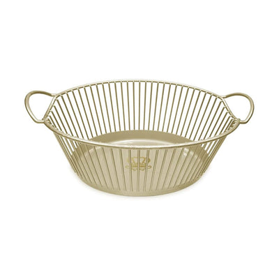 Majestic Cesta de Roupas e Objetos Infantil Dourado 38 x 62 x 26 cm - Adoleta Bebê