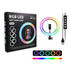 Soft Ring Light 26cm USB Com Suporte Para Celular