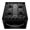 Fogão Continental 4 Bocas FC4VP Automático Mesa de Vidro Forno 57L - Preto