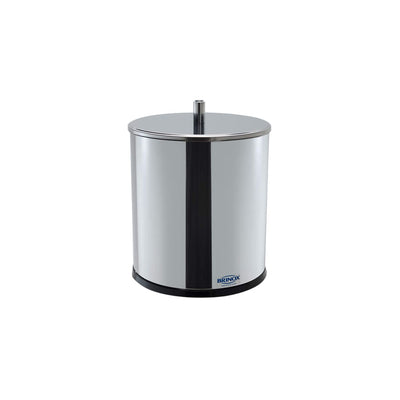 Lixeira com Tampa 5,4L Prata Inox - Coza
