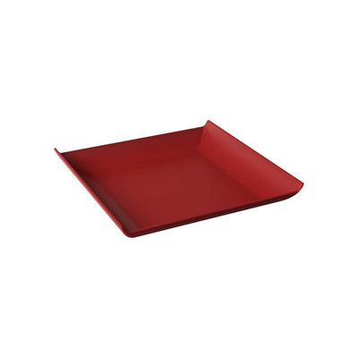 Prato Quadradol Casual Grande Cozy Vermelho 20cm