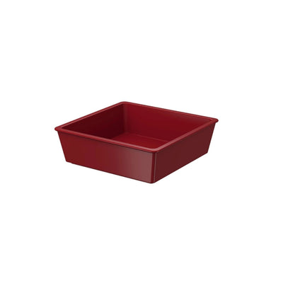 Travessa Pequena  Plástico vermelho 230ml