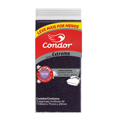 Esponja Condor Limpeza Extrema - Leve Mais por Menos
