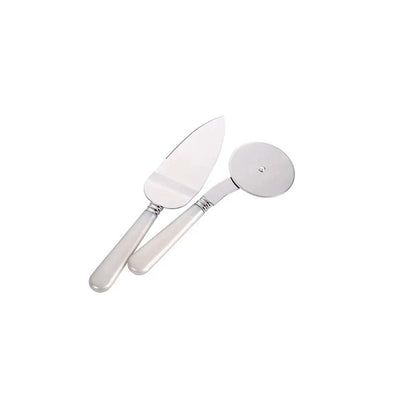 ConjUNTO para Pizza Pérola 2 pEÇAS em Aço Inox - Hauskraft