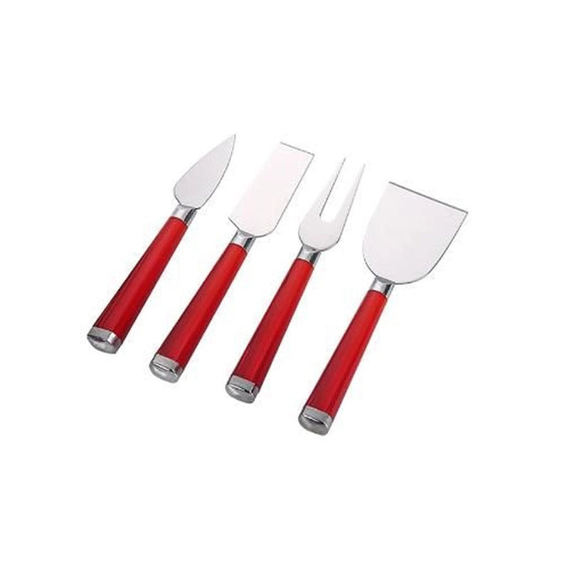 Jogo para queijo Hauskraft Carmin 4 peças vermelho