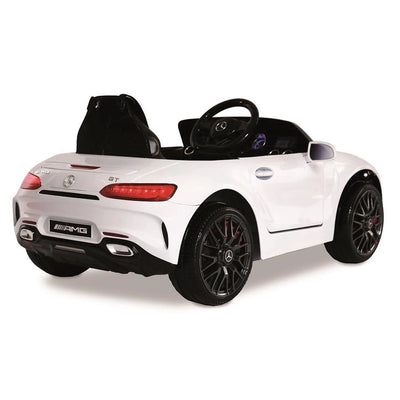 Carro Elétrico Mercedes Benz 12V Controle Remoto - BRANCO