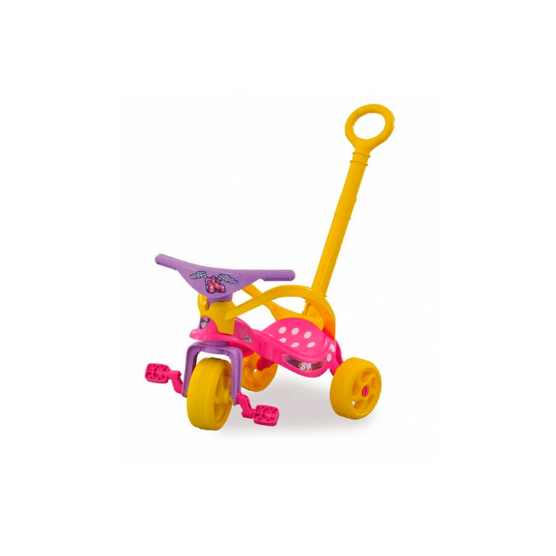 Triciclo Minnie com Empurrador e Proteção 19776 - Xalingo