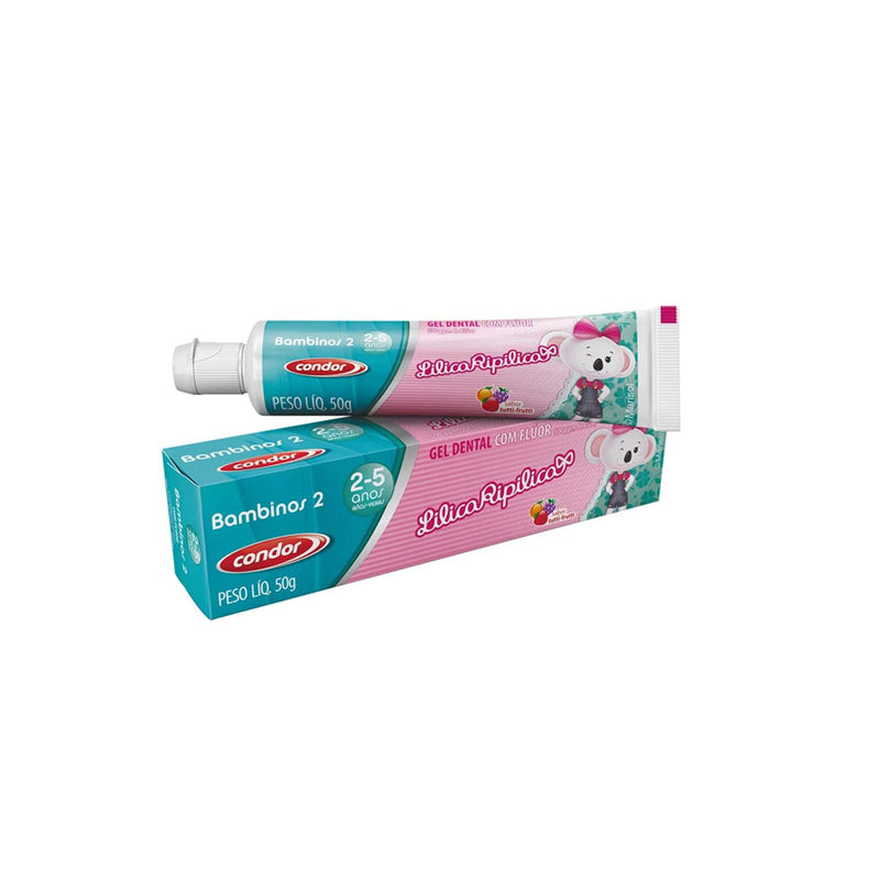 Gel Dental Condor Kids Lilica Ripilica Tutti-Frutti 50G