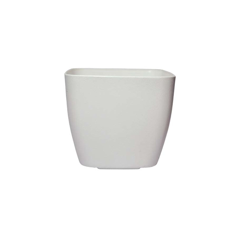 VASO PLÁSTICO MUSIQUE QUADRADO BRANCO COMPATÍVEL COM POTE Nº 11