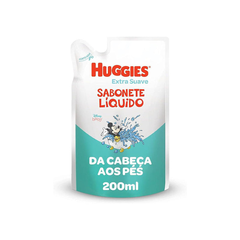 Refil Sabonete Líquido Huggies Extra Suave 200ml