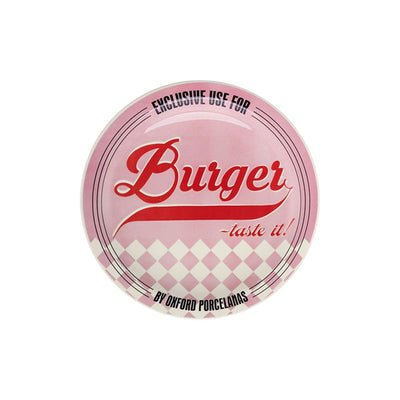 Prato Raso 26cm Burger Pink Oxford