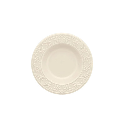 Prato fundo cerâmica MENDI MARFIM - 23cm  Oxford