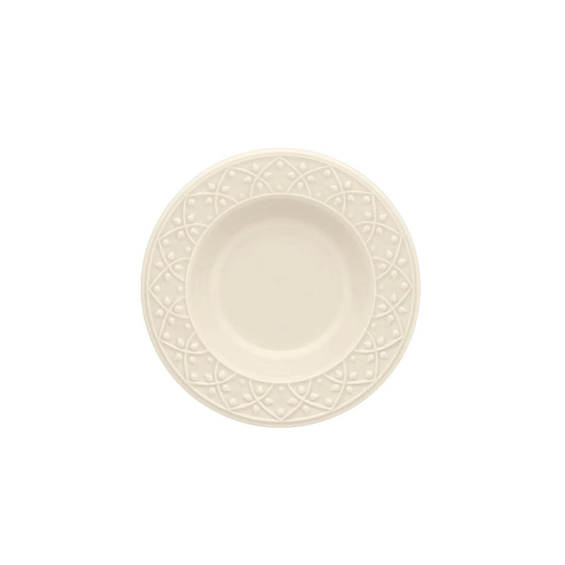 Prato fundo cerâmica MENDI MARFIM - 23cm  Oxford