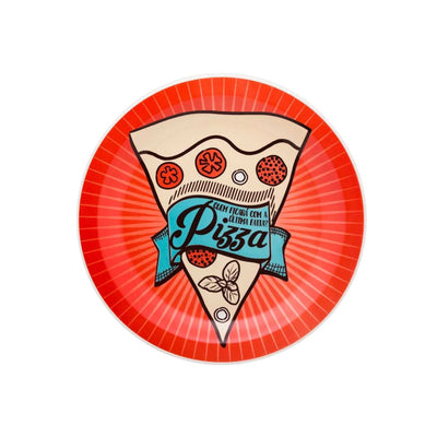 PRATO RASO em cerâmica 26CM PIZZA RED - oxford