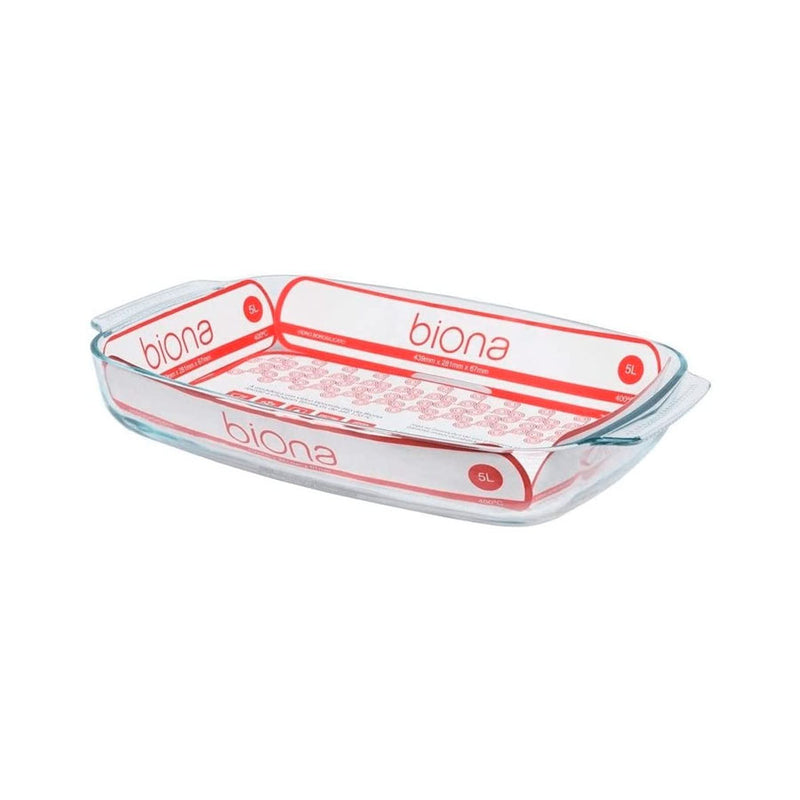 Travessa de Vidro Borosilicato Retangular 5 Litros - Oxford