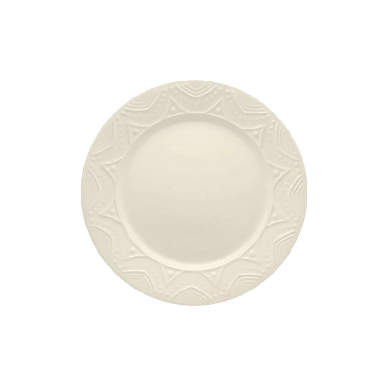 Prato Raso em Cerâmica Cream 26cm - Oxford