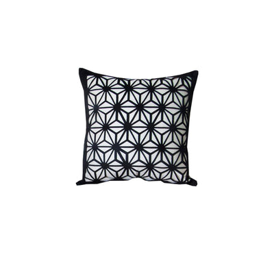 Capa Almofada Provence Spin Preto 50X50Cm