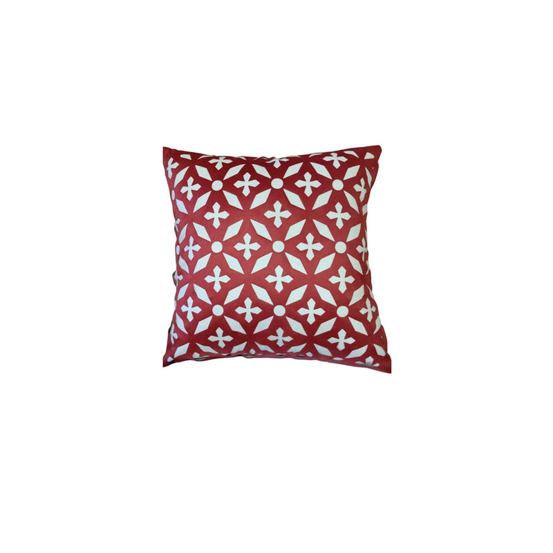 Capa Almofada Provence Star Marsala  50X50Cm
