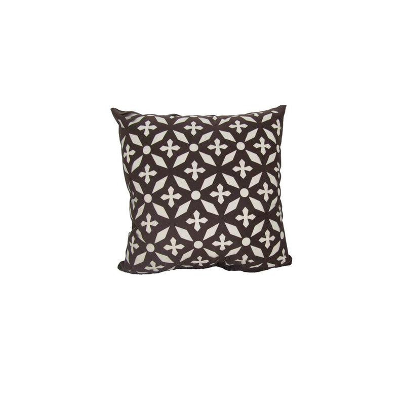 Capa Almofada Provence Star Marrom 50X50Cm