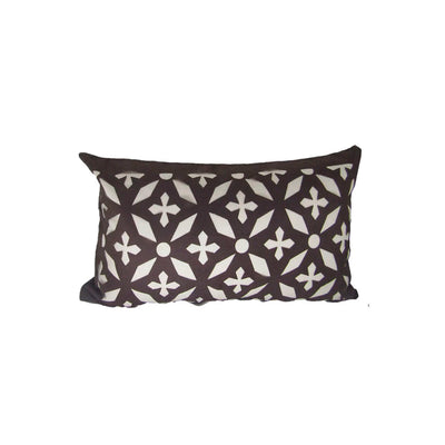 Capa Almofada Provence Star Marrom 30X50Cm
