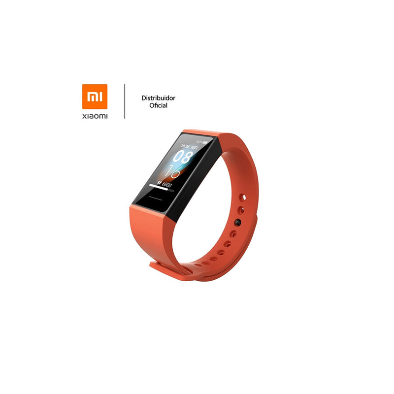 Bracelete de silicone para pulseira Mi band 4C Xiaomi - Laranja