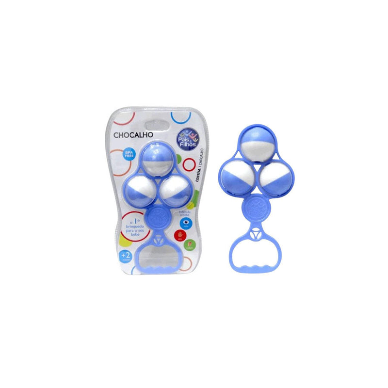 Chocalho Azul Blister
