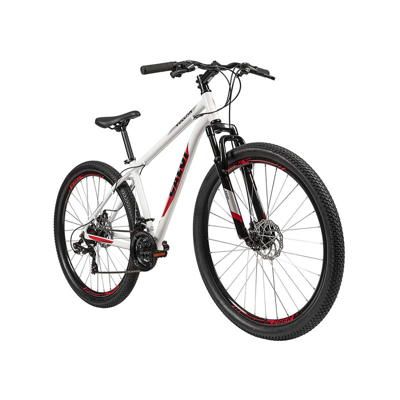 Bicicleta Caloi Vulcan Aro 29 Branco A21 TMR29V21