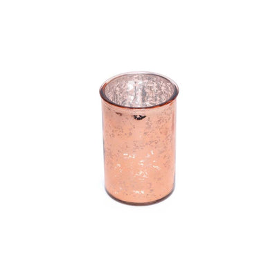 VASO DECORATIVO CILINDRO G COBRE 10X10X15 - 1 UM