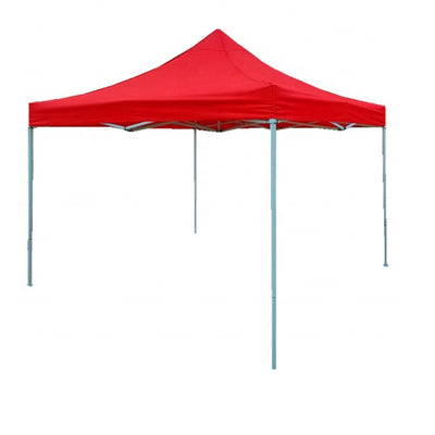Tenda Sanfonada em PVC 3x3m - Vermelha