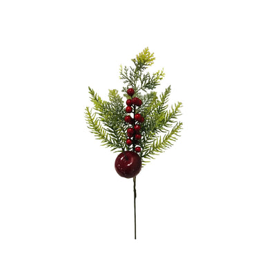 Decoração Natalina Hates Berries Maçã e Folhas