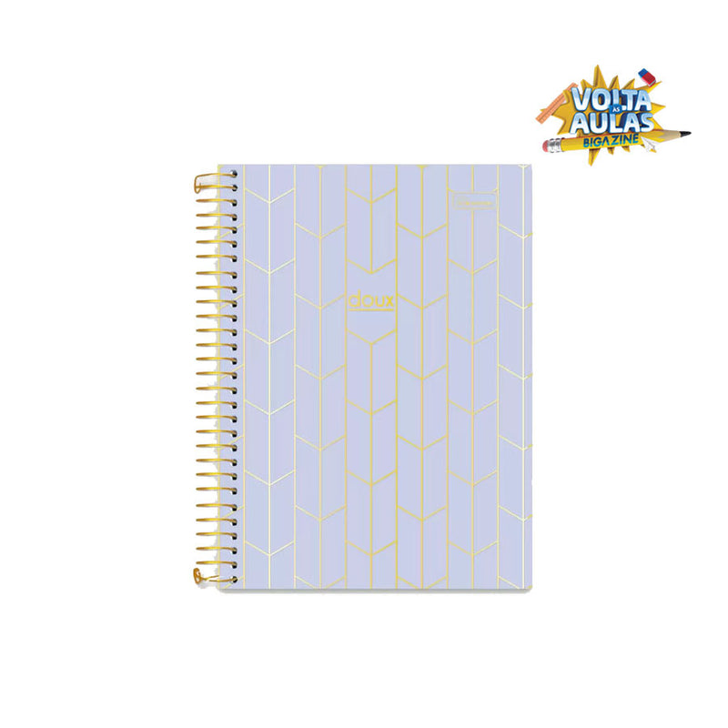 CADERNO COLEGIAL CAPA DURA DOUX - CADERSIL