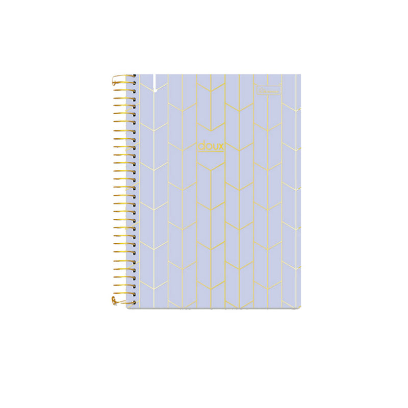 Caderno Espiral Capa Dura Colegial Doux 80 Folhas - Cadersil