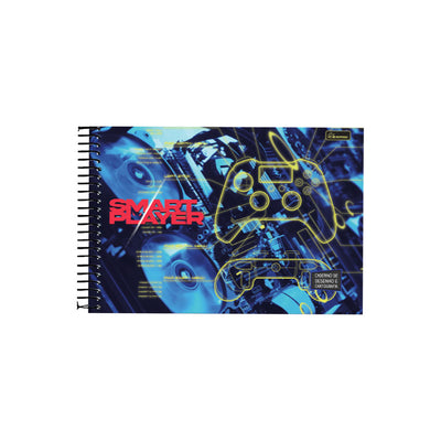 Caderno de Desenho Cadersil SMART PLAYER 80 Folhas