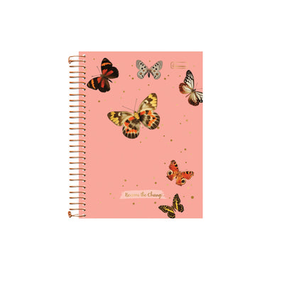 Caderno Colegial Capa Dura Become the Change 80 folhas - Cadersil