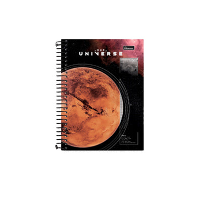 Caderno Espiral Capa Dura Our Univererse 80 Folhas - Cadersil