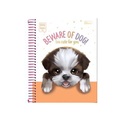 Caderno Dog Lovers 160 Folhas Capa Dura - Cadersil