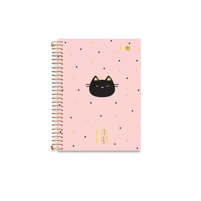 Caderno 15 Matérias  CUTE CAT - Cadersil