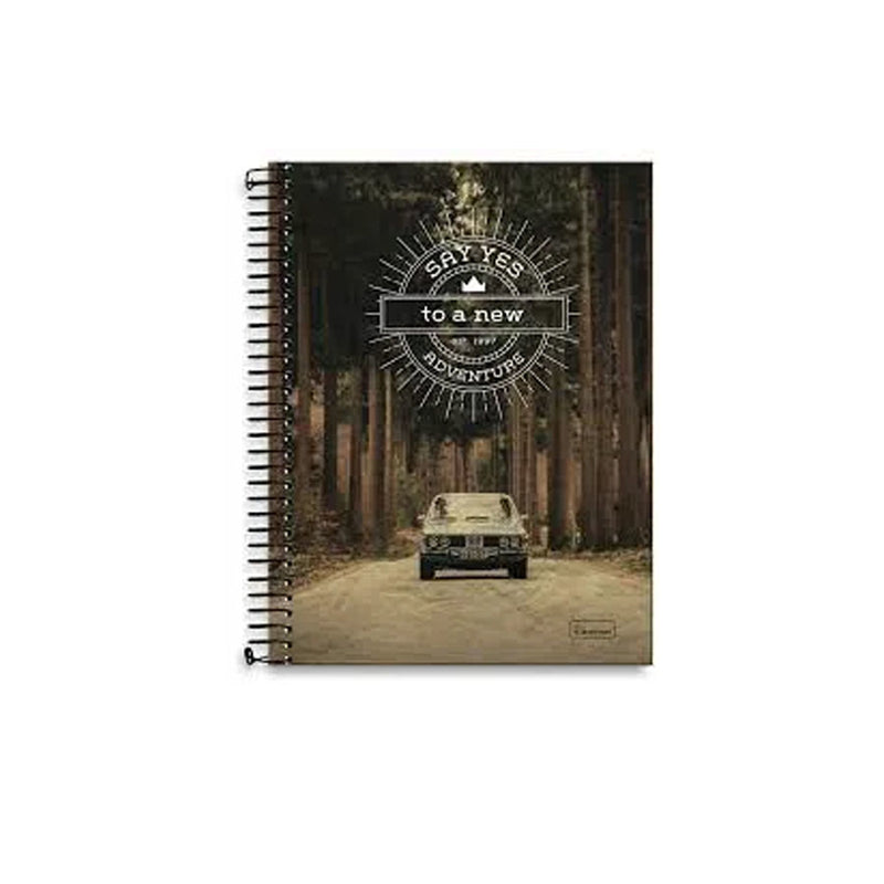 Caderno Capa Dura Universitário 1X1 96FLS Four Young Masculino - Cadersil